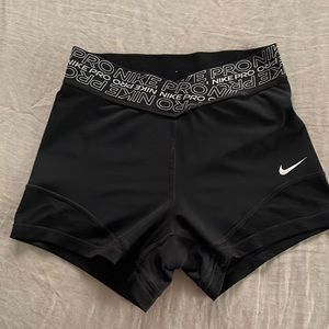 Nike pro spandex shorts